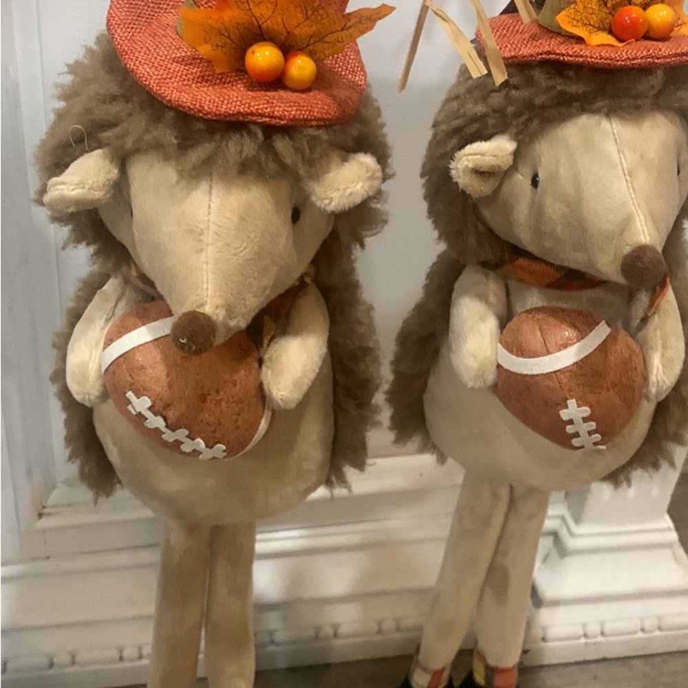 Adorable Hedgehog Plush with Football